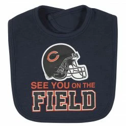 Deals ๐ NFL Chicago Bears 3-Piece Baby Boys Bodysuit, Bib, And Cap Set BabyPreemie - 24M โ 8 NFL Chicago Bears 3-Piece Baby Boys Bodysuit, Bib, And Cap Set BabyPreemie - 24M
