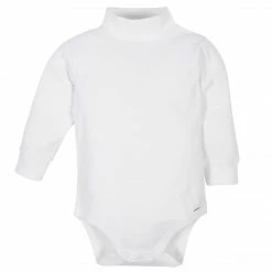 Gerber® 2-Pack Baby Neutral Long Sleeve Turtleneck Onesies® Bodysuits - White