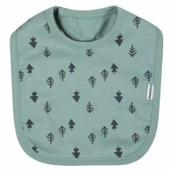 Gerber® Organic 3-Piece Baby Boys Bear Bib And Burp Set BabyPreemie - 24M