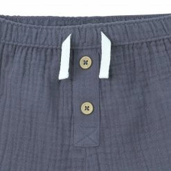 Gerber® Kids Infant & Toddler Neutral Slate Blue Gauze Shorts