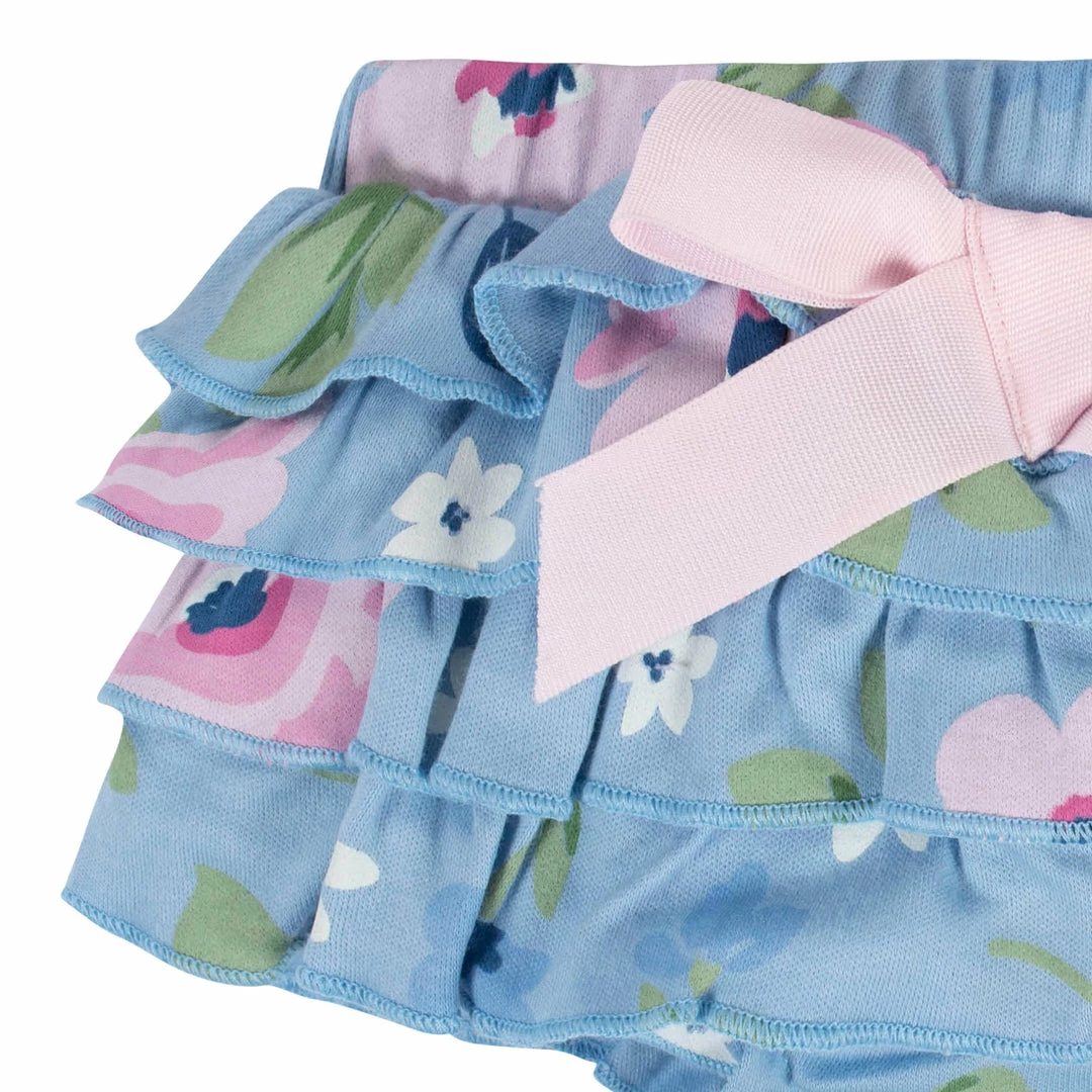Wholesale 🧨 Gerber® See What's New 3-Piece Baby 👧 Girls Periwinkle Garden Onesies® Bodysuit, Diaper Cover & Headband Set 👏 7 Gerber® See What's New 3-Piece Baby Girls Periwinkle Garden Onesies® Bodysuit, Diaper Cover & Headband Set