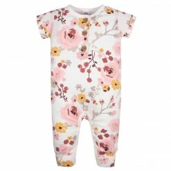 Deals 🎁 Gerber® See What's New 2-Pack Baby 👧 Girls Floral & Dots Short Sleeve Rompers 😉 11 Gerber® See What's New 2-Pack Baby Girls Floral & Dots Short Sleeve Rompers