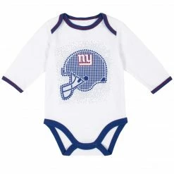 NFL BabyPreemie - 24M New York Giants 3-Piece Baby Boys Bodysuit, Pant, And Cap Set