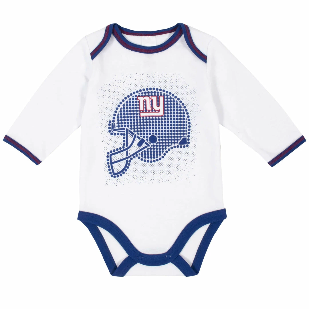 Promo 🥰 NFL BabyPreemie - 24M New York Giants 3-Piece Baby Boys Bodysuit, Pant, And Cap Set 🥰 2 NFL BabyPreemie - 24M New York Giants 3-Piece Baby Boys Bodysuit, Pant, And Cap Set
