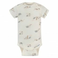 Gerber® 5-Pack Baby Neutral Safari Short Sleeve Onesies® Bodysuits BabyPreemie - 24M