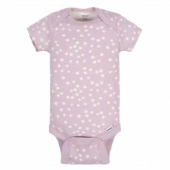 Gerber® 5-Pack Baby Girls Comfy Stretch Ducklings Short Sleeve Onesies® Bodysuits