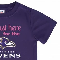 NFL Baltimore Ravens Girls Short Sleeve Tee Shirt Toddler2T - 5T