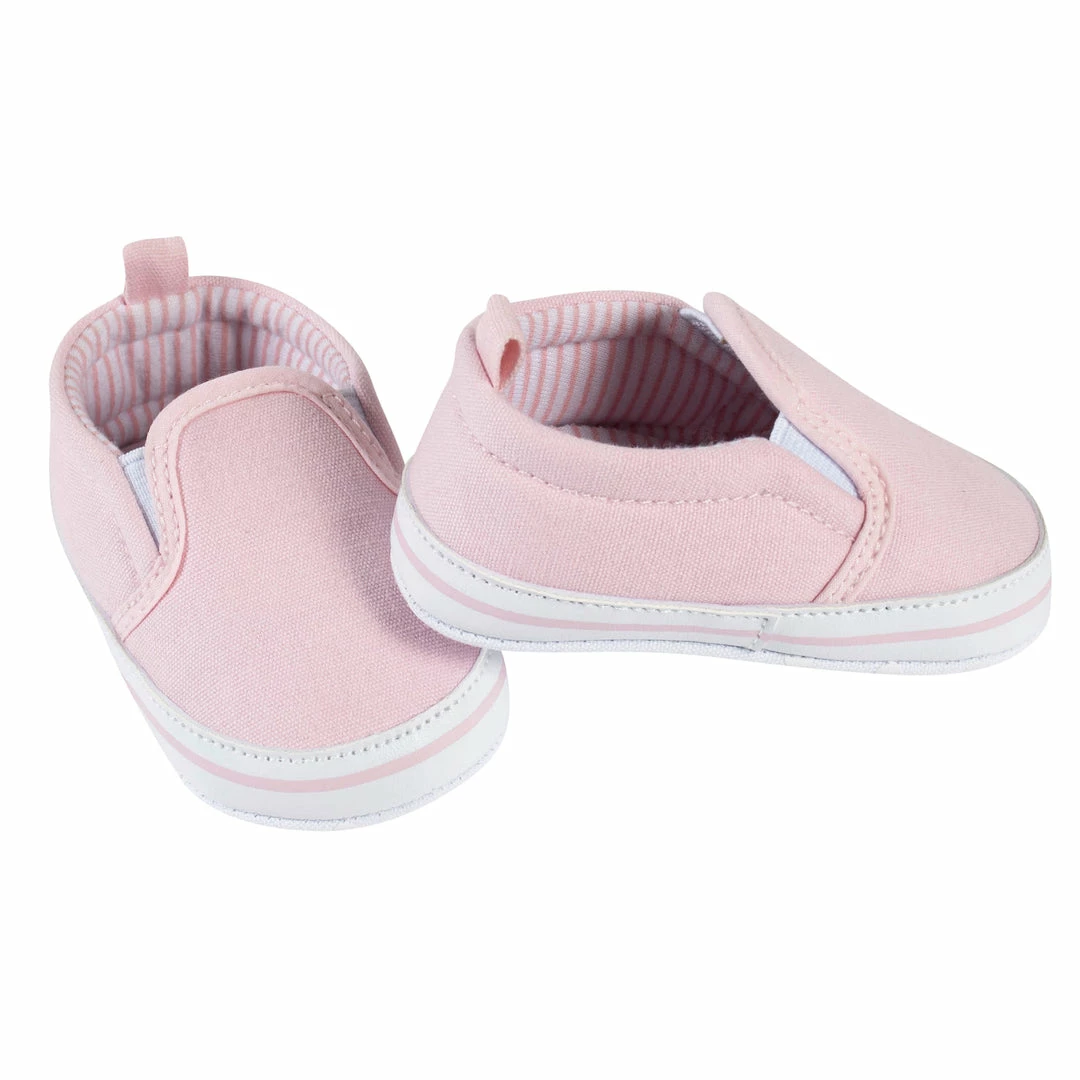 Budget 👍 Gerber® Baby 👧 Girls Pink Slip-On 👟 Sneaker 🧨 1 Gerber® Baby Girls Pink Slip-On Sneaker