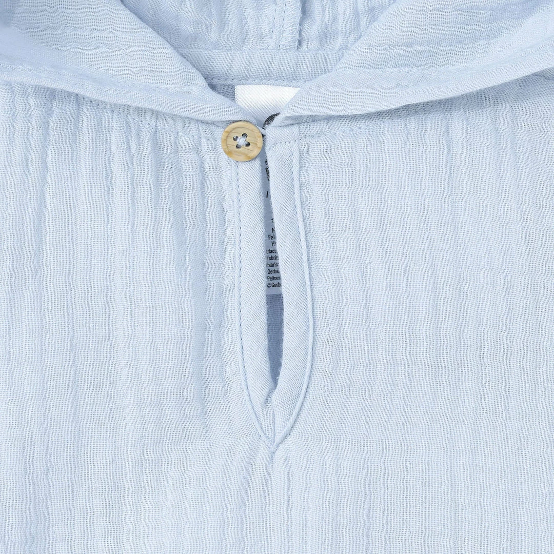 Top 10 🎁 Gerber® Kids BabyPreemie - 24M Infant & Toddler Neutral Blue Gauze Hoodie 🎉 4 Gerber® Kids BabyPreemie - 24M Infant & Toddler Neutral Blue Gauze Hoodie