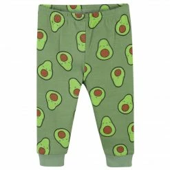 Gerber® 4-Piece Baby & Toddler Green Avocado Snug Fit Cotton Pajamas