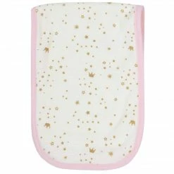 Gerber® 3-Pack Baby Girls Princess Terry Burp Cloths