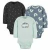 Gerber® 3-Pack Baby Boys Fox Long Sleeve Onesies® Bodysuits BabyPreemie - 24M