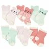 Gerber® 6-Pack Baby Girls Rainbow Wiggle Proof® Socks BabyPreemie - 24M
