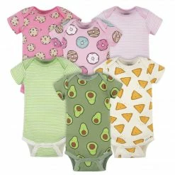 Gerber® 6-Pack Baby Donuts & Avocados Onesies® Bodysuits