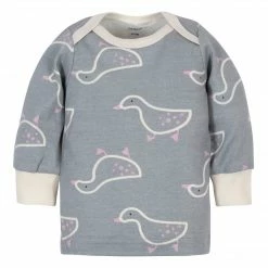 Gerber® 3-Piece Baby Girls Comfy Stretch Ducklings Shirt, Footed Pant And Cap Set BabyPreemie - 24M