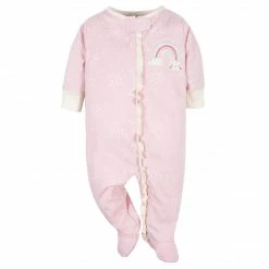 Gerber® Organic 2-Pack Baby Girls Rainbow Sleep 'N Plays