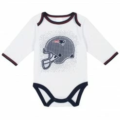 NFL BabyPreemie - 24M New England Patriots 3-Piece Baby Boys Bodysuit, Pant, And Cap Set