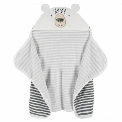 Gerber® Baby Boys Bear Hooded Bath Wrap