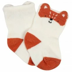 Gerber® 10-Pack Baby Boys Camping & White Wiggle Proof® Socks