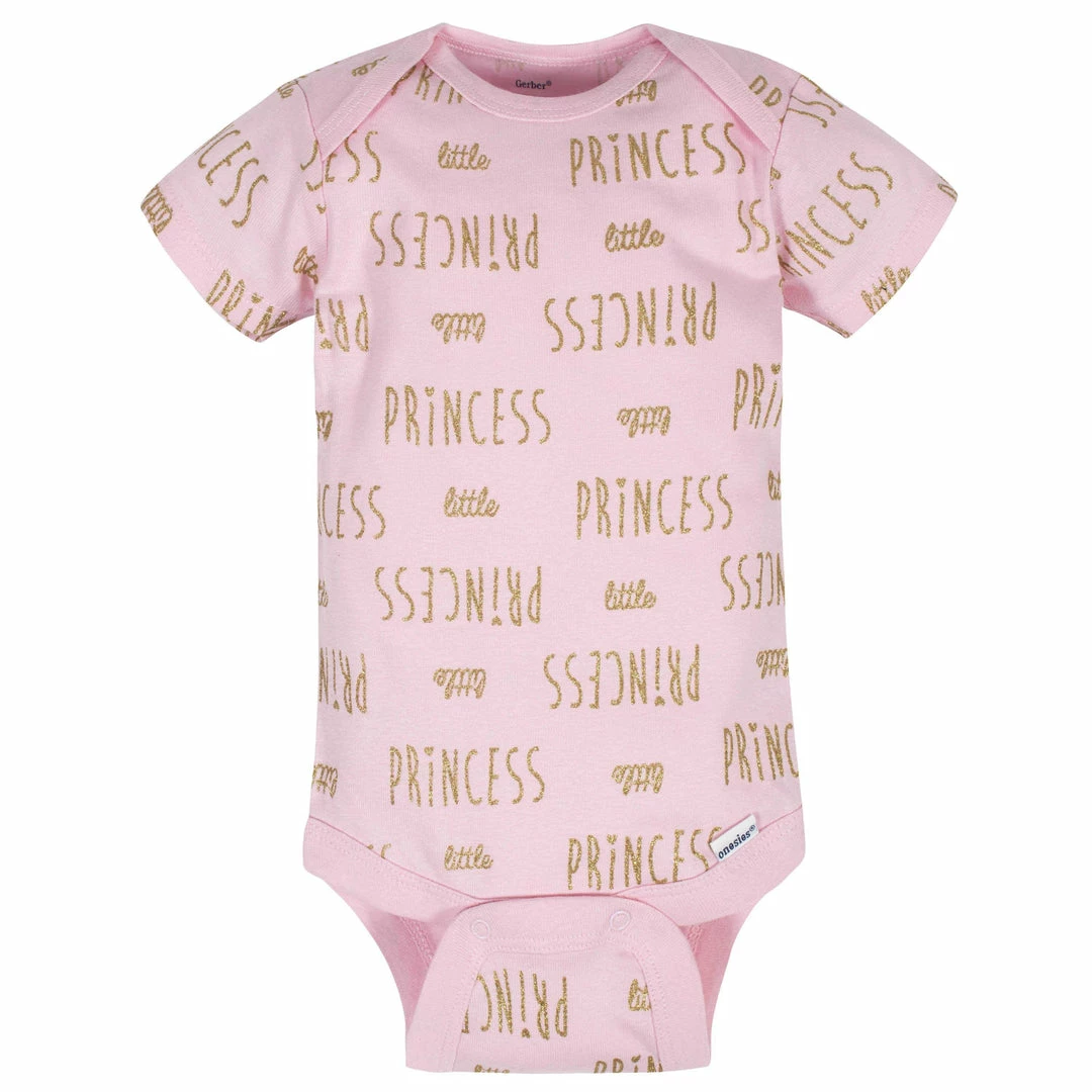 Coupon 🎁 Gerber® 8-Pack Baby 👧 Girls Princess Short Sleeve Onesies® Bodysuits BabyPreemie - 24M ⌛ 7 Gerber® 8-Pack Baby Girls Princess Short Sleeve Onesies® Bodysuits BabyPreemie - 24M
