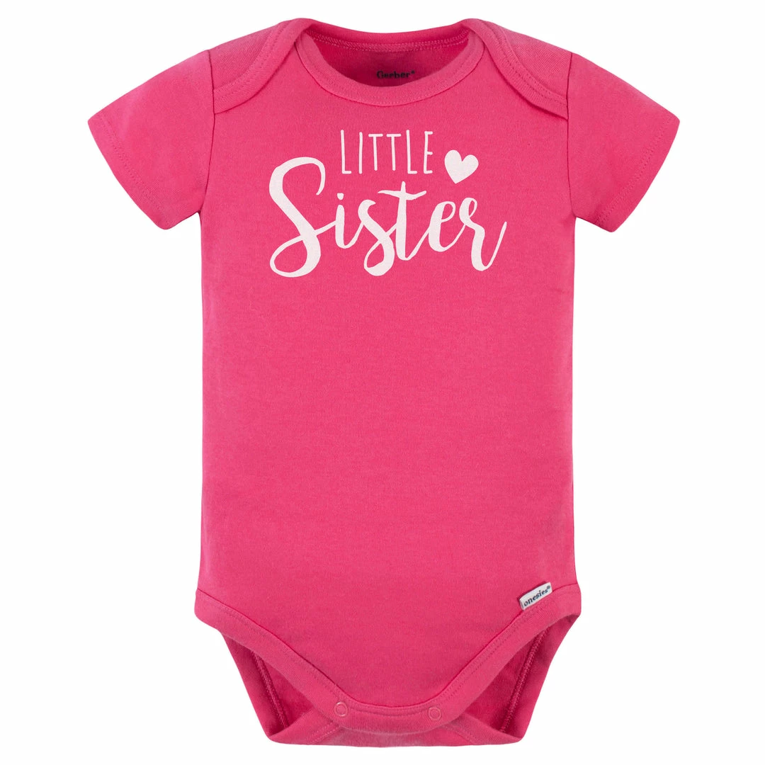 Deals 💯 Gerber® BabyPreemie - 24M Baby Girl "Little Sister" Short Sleeve Onesies® Bodysuit 👍 1 Gerber® BabyPreemie - 24M Baby Girl "Little Sister" Short Sleeve Onesies® Bodysuit