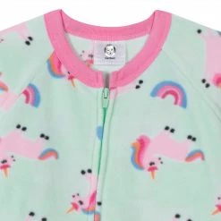 Gerber® Toddler2T - 5T 4-Pack Toddler Girls Rainbows & Unicorns Fleece Pajamas