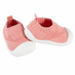 Gerber® See What's New Baby Girls Pink Stretchy Knit Slip-On Sneaker