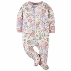 New 🌟 Gerber® 2-Pack Baby 👧 Girls Bunny Ballerina Sleep 'n Plays BabyPreemie - 24M 😀 9 Gerber® 2-Pack Baby Girls Bunny Ballerina Sleep 'n Plays BabyPreemie - 24M