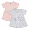 Gerber® See What's New 2-Pack Baby & Toddler Girls Sweet Florals Short Sleeve Cotton Dresses
