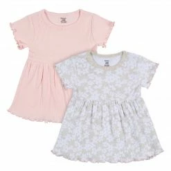 Gerber® See What's New 2-Pack Baby & Toddler Girls Sweet Florals Short Sleeve Cotton Dresses