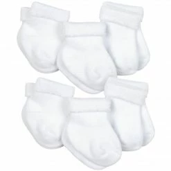 Gerber® 10-Pack Baby Boys Camping & White Wiggle Proof® Socks