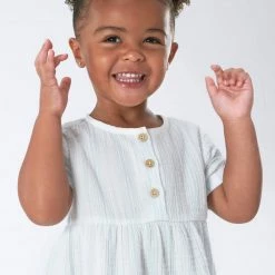 Gerber® Kids Infant & Toddler Girls Striped Gauze Dress BabyPreemie - 24M