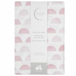 Just Born By Gerber® Pink Semicircle Ombre Printed Sheet Bedding