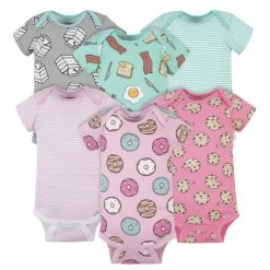 Gerber® 6-Pack Baby Milk & Cookies Onesies® Bodysuits