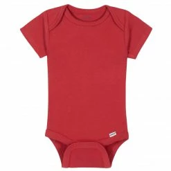 Gerber® Premium Short Sleeve Onesies® Bodysuit - Red