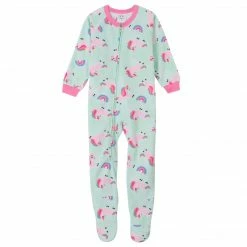 Gerber® Toddler2T - 5T 4-Pack Toddler Girls Rainbows & Unicorns Fleece Pajamas