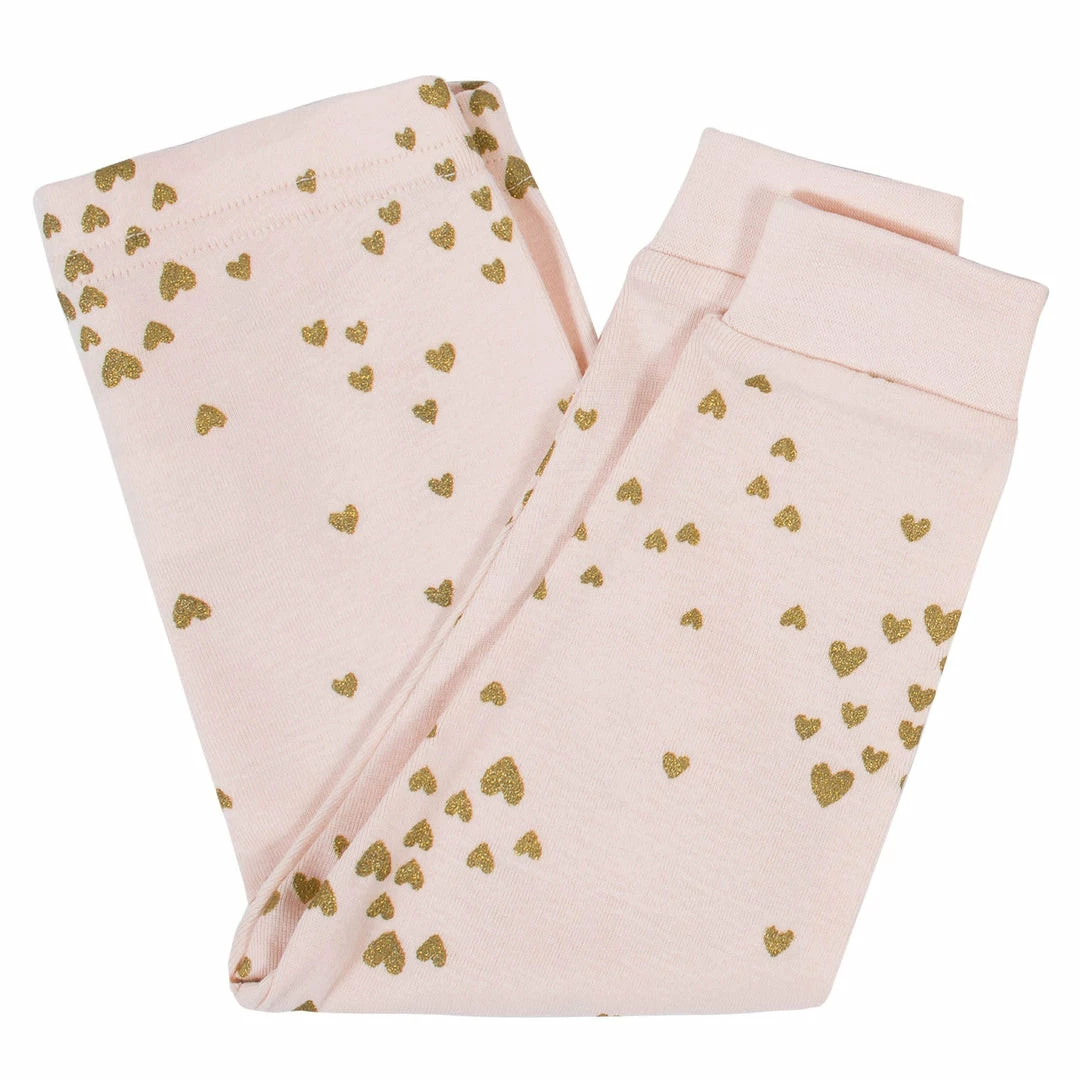 Best Pirce ⭐ Gerber® 4-Piece Infant & Toddler 👧 Girls Love Snug Fit Cotton Pajamas BabyPreemie - 24M ⌛ 4 Gerber® 4-Piece Infant & Toddler Girls Love Snug Fit Cotton Pajamas BabyPreemie - 24M