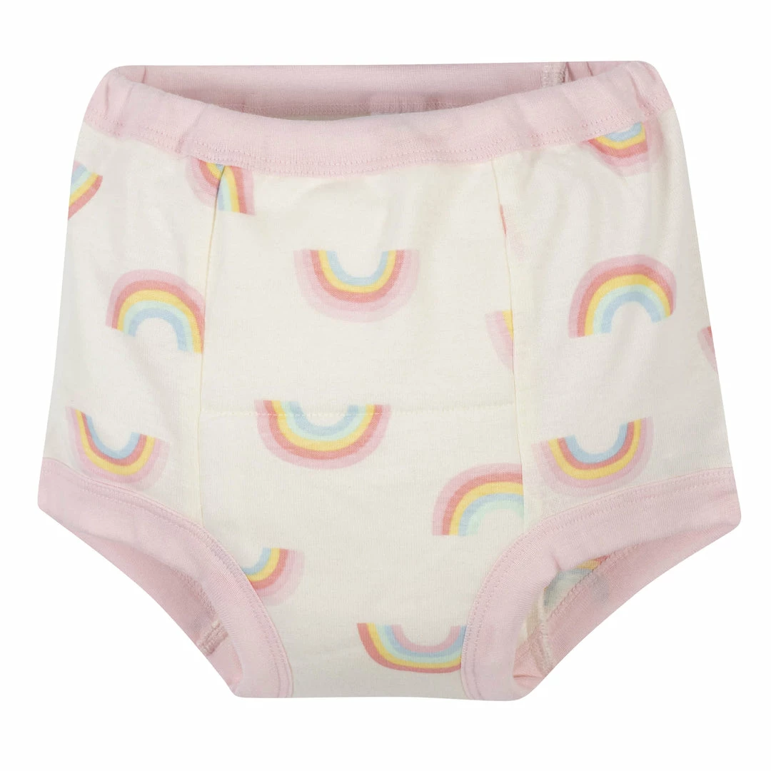 Deals 👍 Gerber® 3-Pack Toddler 👧 Girls Rainbow Training Pants 🛒 4 Gerber® 3-Pack Toddler Girls Rainbow Training Pants