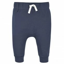 Gerber® 2-Pack Baby Boys Comfy Stretch Navy & Blue Pants BabyPreemie - 24M