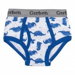 Budget ✨ Gerber® 7-Pack Toddler Boys Dinosaur Briefs Underwear 🤩 8 Gerber® 7-Pack Toddler Boys Dinosaur Briefs Underwear
