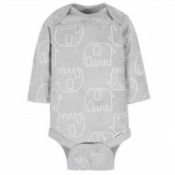 Gerber® 6-Pack Baby Neutral Animals Long Sleeve Onesies® Bodysuits BabyPreemie - 24M