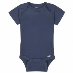 Gerber® Solid Essentials Premium Short Sleeve Onesies® Bodysuit - Navy