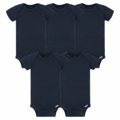 Gerber® 5-Pack Baby Navy Onesies® Bodysuits