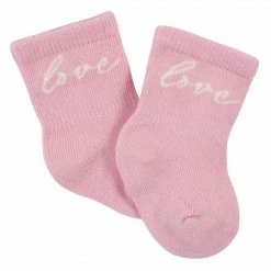 Gerber® 6-Pack Baby Girls Bunny Ballerina Wiggle Proof® Jersey Crew Socks BabyPreemie - 24M