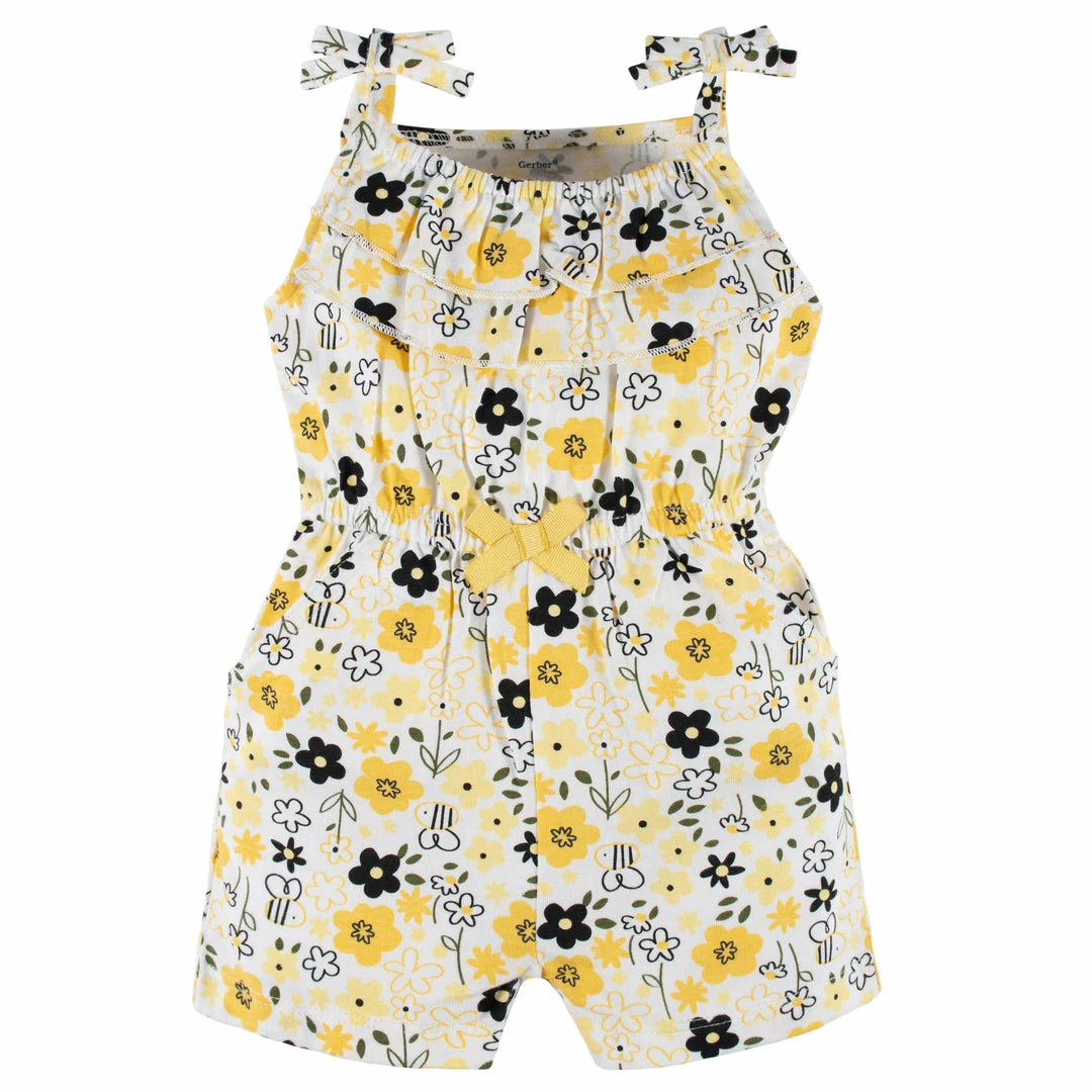 Best deal 🥰 Gerber® 2-Pack Baby & Toddler 👧 Girls Bee Garden Tank Rompers See What's New 😉 7 Gerber® 2-Pack Baby & Toddler Girls Bee Garden Tank Rompers See What's New