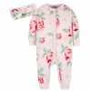 Gerber® 2-Piece Baby Girls Pink Garden Coverall & Headband Set See What's New