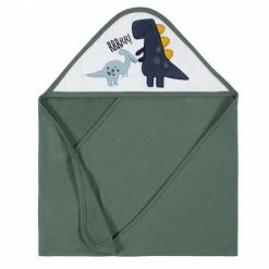 Gerber® Bath 2-Pack Baby Boys Dino Hooded Towels