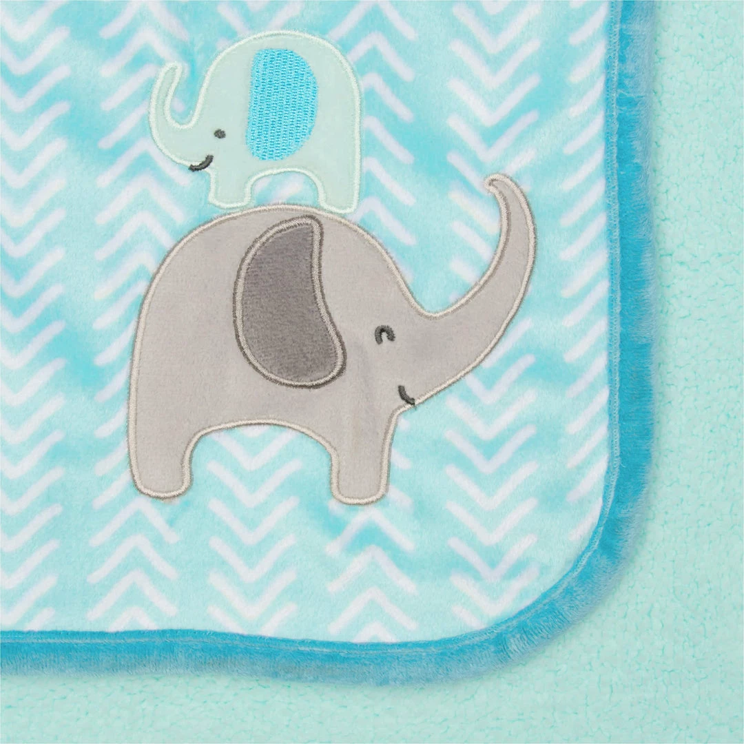 Cheapest 🧨 Gerber® BabyPreemie - 24M Boys Elephants Plush Blanket 🎁 2 Gerber® BabyPreemie - 24M Boys Elephants Plush Blanket