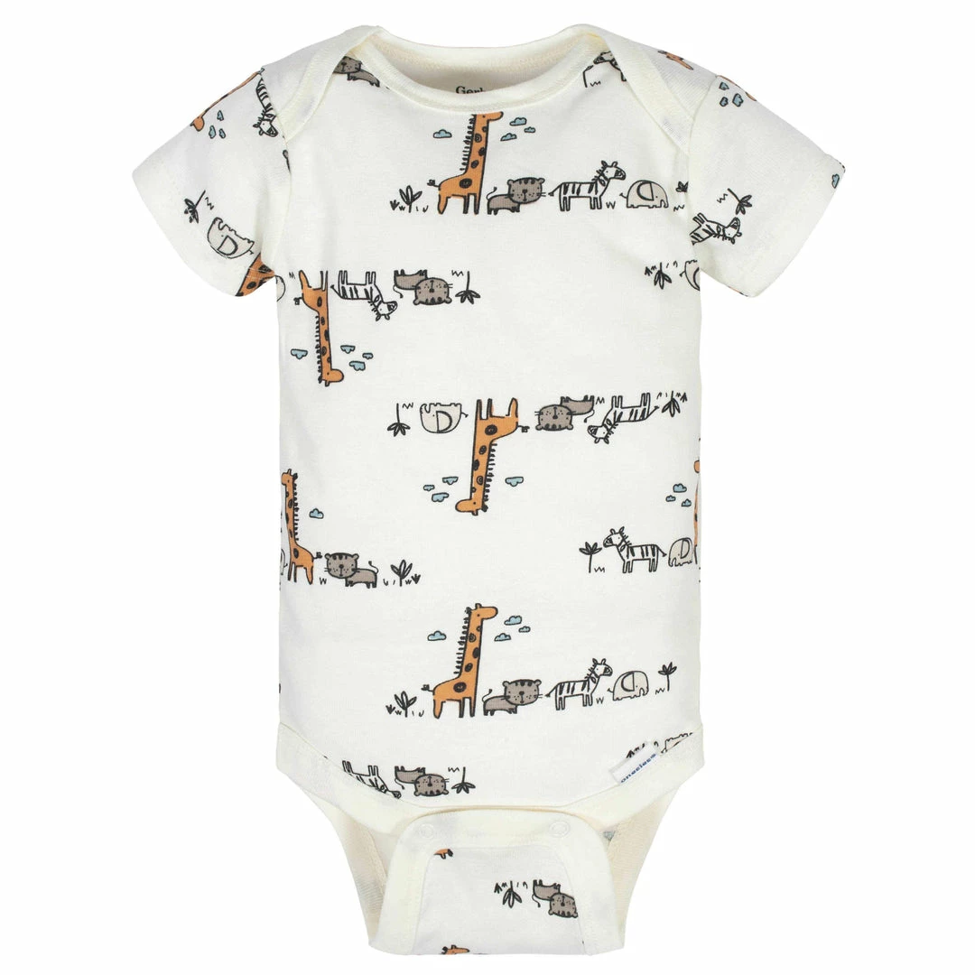 Best deal ✨ Gerber® 8-Pack Baby Boys Jungle Short Sleeve Onesies® Bodysuits BabyPreemie - 24M 😀 3 Gerber® 8-Pack Baby Boys Jungle Short Sleeve Onesies® Bodysuits BabyPreemie - 24M