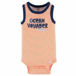 Gerber® 4-Pack Baby Boys Sea Friends Tank Onesies® Bodysuits